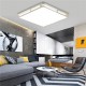 24W 1000LM Modern Square Acrylic LED Ceiling Lights Flush Mount Light Fixture for Bedroom 110V-220V