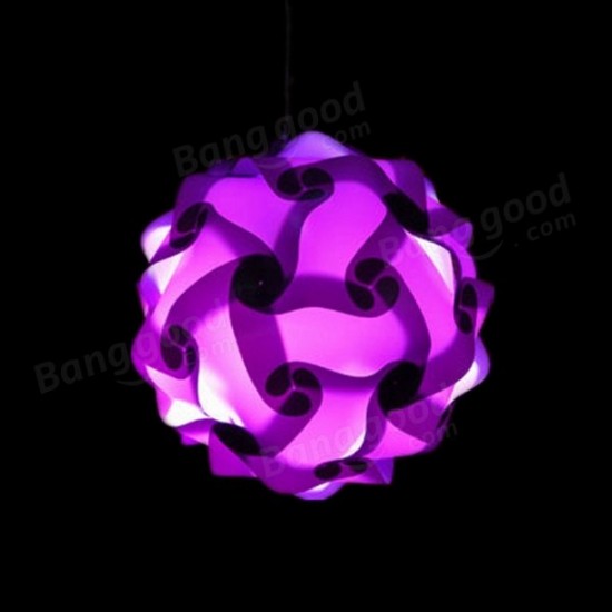 25CM 30 Elements Ceiling Pendant Modern IQ Jigsaw Home Hanging Xmas Lamp Light Shade