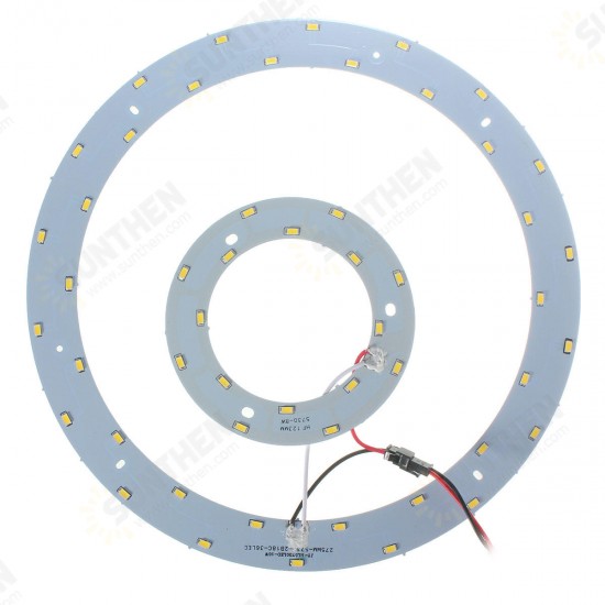 25W 5730 SMD LED Double Panel Circles Annular Ceiling Light Fixtures Board Lamp