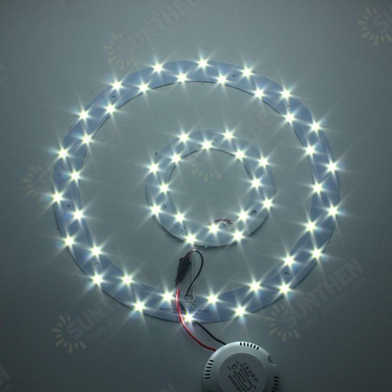 25W 5730 SMD LED Double Panel Circles Annular Ceiling Light Fixtures Board Lamp