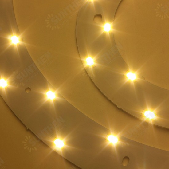 25W 5730 SMD LED Double Panel Circles Annular Ceiling Light Fixtures Board Lamp