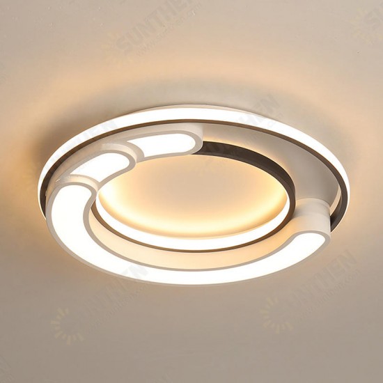 32W Modern LED Ceiling Light Geometric Round Living Bedroom Ceiling Lighting