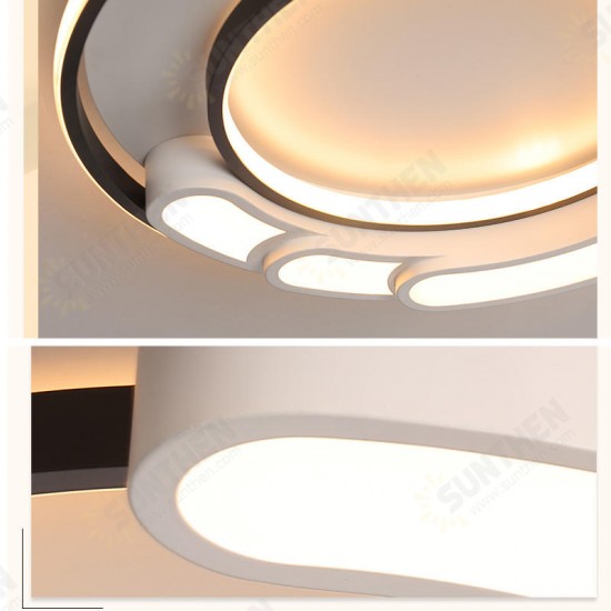 32W Modern LED Ceiling Light Geometric Round Living Bedroom Ceiling Lighting