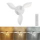 330LED Modern Leaves Chandeliers Acrylic Ceiling Lights Fixtures Living Bedroom