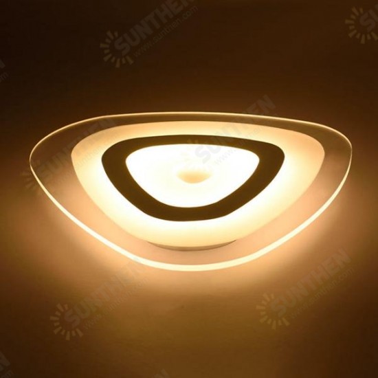 35W Modern Ultrathin LED Flush Mount Ceiling Light 3 Color Adjustable for Living Room Home