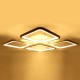 4300LM 900 LED Ceiling Lamp 5Pcs Cube Living Room Bedroom Pendant Light+Remote