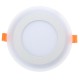 6W RGB Dual Color LED Recessed Ceiling Round Panel Down Light Lamp