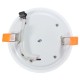 6W RGB Dual Color LED Recessed Ceiling Round Panel Down Light Lamp