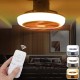 72W 220V LED Ceiling Fan Lamp App/Remote Control Ceiling Fan Light Three Color Dimmable Fan Light For Bedroom Living Room Chandelier Fan