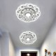 9W 90-260V Crystal LED Ceiling Light Fixture Pendant Lamp Lighting Chandelier for Bedroom Living Room Corridor