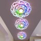 9W 90-260V Crystal LED Ceiling Light Fixture Pendant Lamp Lighting Chandelier for Bedroom Living Room Corridor