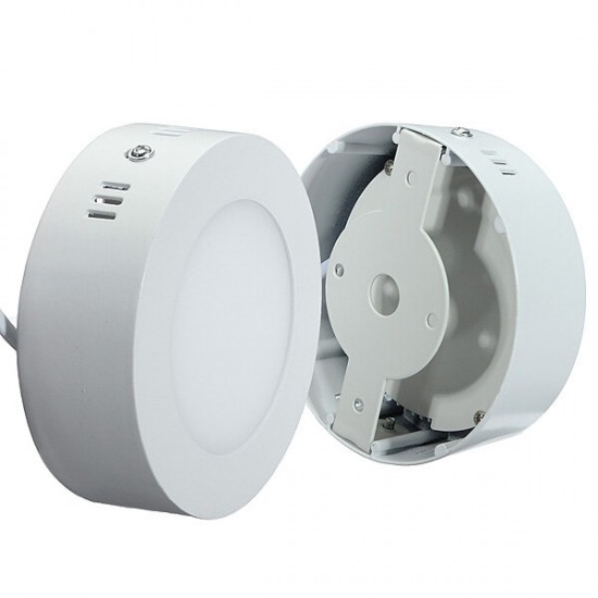 9W Round Dimmable LED Panel Ceiling Down Light Lamp AC 85-265V