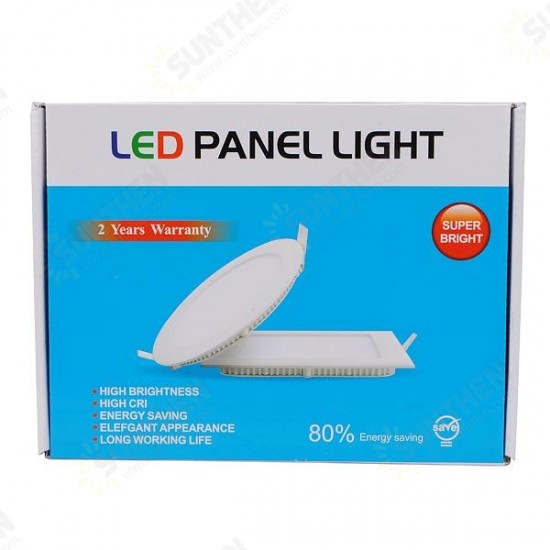 9W Round Dimmable Ultra Thin Ceiling Energy-Saving LED Panel Light