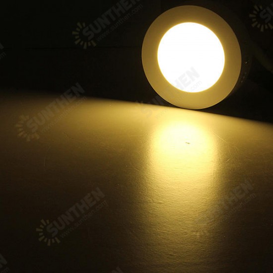 9W Round LED Panel Ceiling Down Light Lamp AC 85-265V