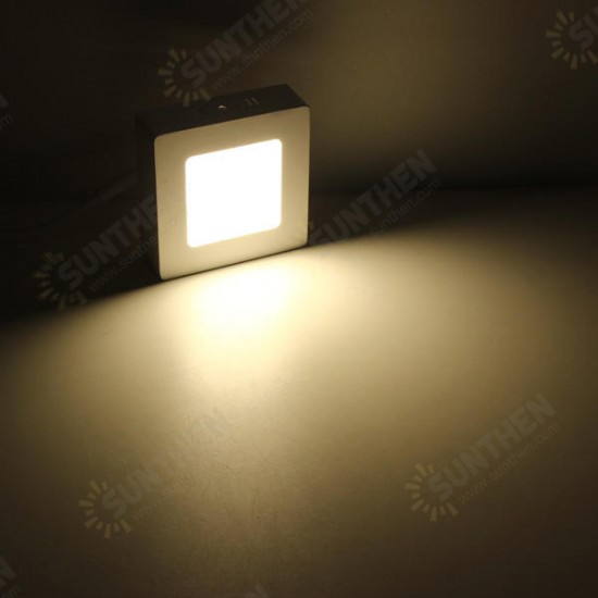 9W Square LED Panel Wall Ceiling Down Lights Mount Lamp AC 85-265V