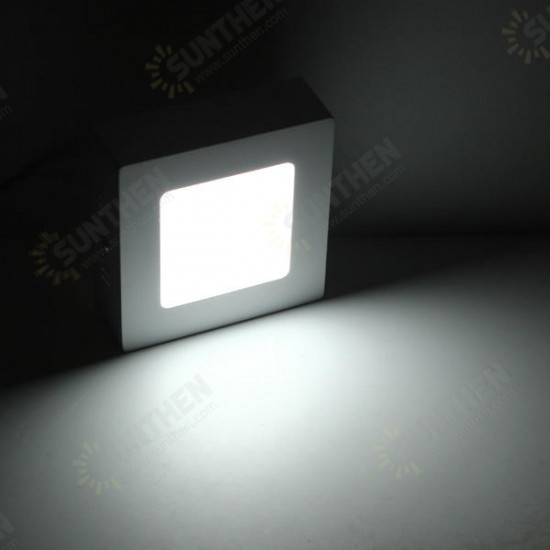 9W Square LED Panel Wall Ceiling Down Lights Mount Lamp AC 85-265V