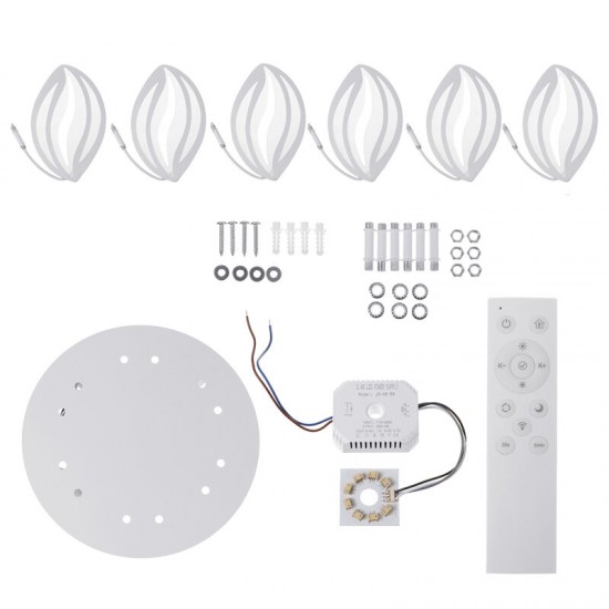 AC110-220V 7200LM 660LED Acrylic Ceiling Lamp Remote Control Bedroom Living Room