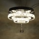 AC165-265V 30CM Modern Chandelier Crystal Dimmable LED Ceiling Light With Remote Control for Indoor Fixture