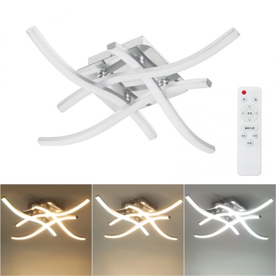 AC165-265V Moden LED 3/4 Light Ceiling Lamp Remote Control Kitchen Bedoom