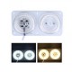 AC220V 12W 24W LED Ceiling Panel Module Dual Color Temperature Light Source Plate Magnetic Lamp