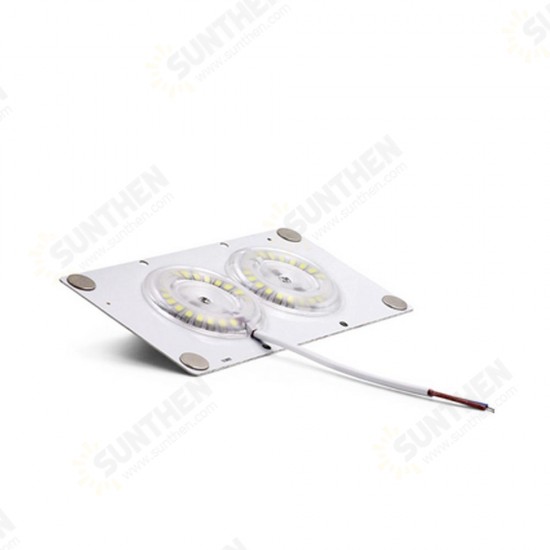 AC220V 12W 24W LED Ceiling Panel Module Dual Color Temperature Light Source Plate Magnetic Lamp