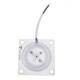 AC220V 12W 24W LED Ceiling Panel Module Dual Color Temperature Light Source Plate Magnetic Lamp