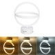 AC85-265V Modern LED Ceiling Lamp Dual Ring Chandeliers Fixture Living Room Pendant Light