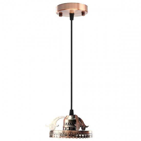 Antique Industrial Vintage Ceiling Pendant Light Lamp Bulb Chandelier Fixture For Indoor Lighting