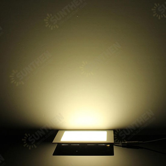 Dimmable 12W Square Ultra Thin Ceiling Energy-Saving LED Panel Light