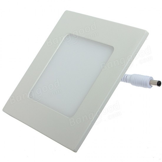 Dimmable 6W Square Ultra Thin Ceiling Energy-Saving LED Panel Light