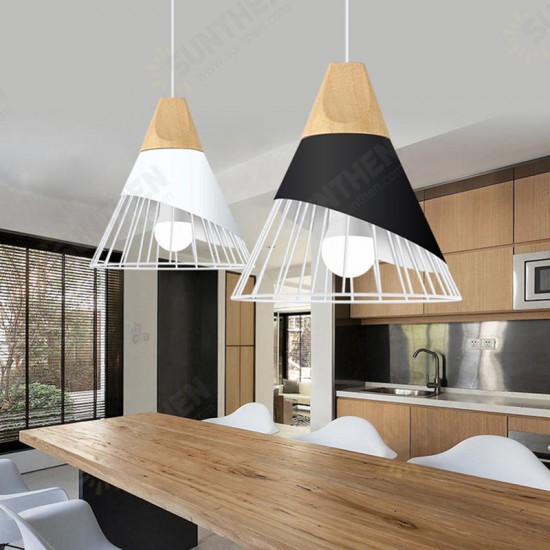 E26/E27 Modern Nordic LED Chandelier Ceiling Light Metal Pendant Lamp Cafe Bar