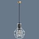 E27 Edison Vintage Pendant Metal Cage Ceiling Light Lamp Holder Socket Fixture AC 110-240V