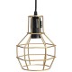 E27 Edison Vintage Pendant Metal Cage Ceiling Light Lamp Holder Socket Fixture AC 110-240V