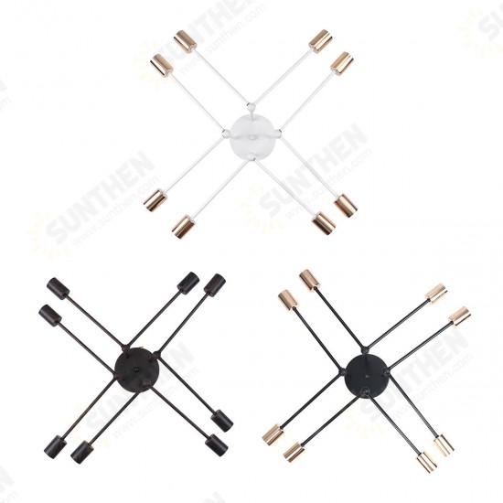 E27 Modern Pendant Lamp Ceiling Light Chandelier Vintage 8 Heads Sockets Holder