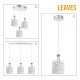 E27 Modren Dining Room Adjustable Loft Glass Ceiling Light Lamp Shade Pendant Light Without Bulb