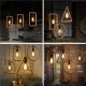 E27 Retro Vintage Industrial Pendant Ceiling Light Creative Hemp Rope Chandelier Lamp AC110-220V