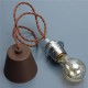 E27/E26 1M Edison Vintage Retro Light Holder Lamp Socket Bulb Kit AC 110-240V