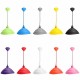 E27/E26 Pendant Lamp Holder Colorful Silicone Folding Lampshade Ceiling Light Socket AC 110-240V