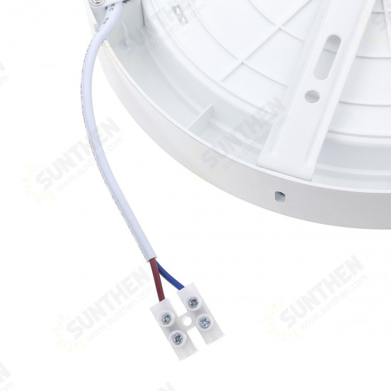 23CM 18W Modern Plating Round LED Ceiling Light 2835 SMD White Indoor Home Spotlight AC85-265V