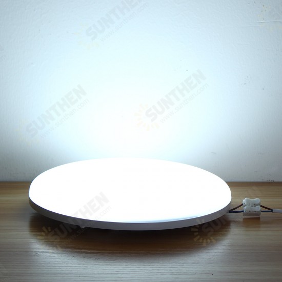 23CM 24W Modern Flat Round LED Ceiling Light 2200LM IP54 Bedroom Indoor Lamp AC85-265V