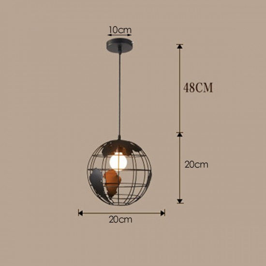 Globe Chandelier Modern Creative For Restaurant Bar Table Cafe Tea Shop Light