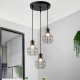 Industrial Vintage Metal Cage Fixture Ceiling Pendant Light Hanging Lamp Shade Without Bulb