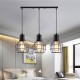 Industrial Vintage Metal Cage Fixture Ceiling Pendant Light Hanging Lamp Shade Without Bulb