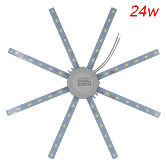 LED Ceiling Lamp Octopus Indoor Light Board Energy Saving 220V 12W 16W 20W