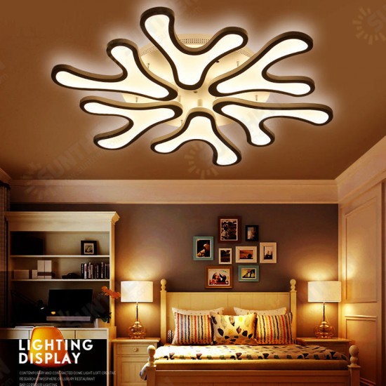 LED Modern Ceiling Light For Living Dining Room Bedroom Deer Antler Chandelier