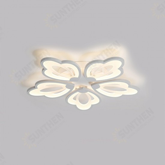 Leaf Acrylic LED Ceiling Light Pendant Lamp Hallway Bedroom Dimmable Fixture