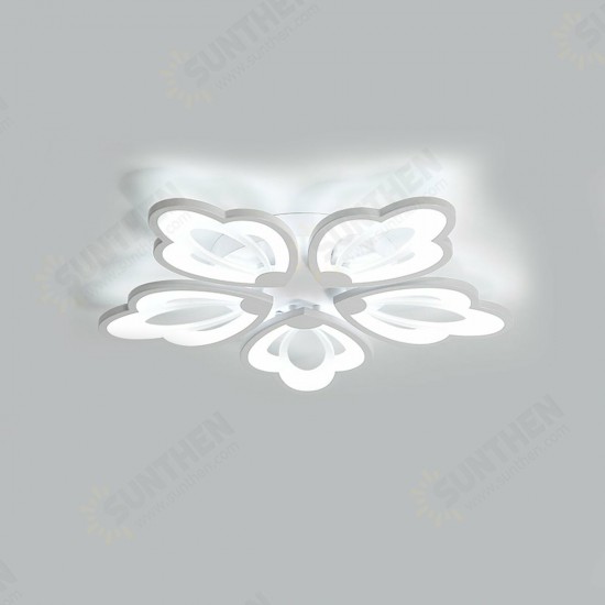 Leaf Acrylic LED Ceiling Light Pendant Lamp Hallway Bedroom Dimmable Fixture