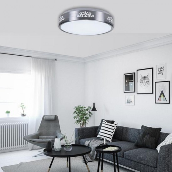 Modern 12W Round LED Ceiling Down Light Flush Mount Lamp Fixture AC110-240V