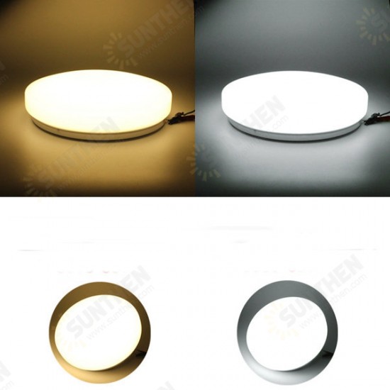 Modern 20W LED Round Ceiling Panel Light Down Lamp Kitchen Bathroom