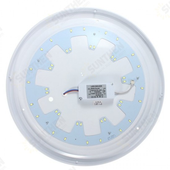 Modern 20W LED Round Ceiling Panel Light Down Lamp Kitchen Bathroom